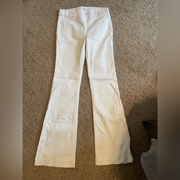 White Cello Flare Pants - Picture 1 of 1